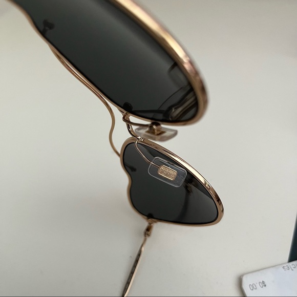 NWT Miu Miu Butterfly Cat eye Gold Stylized sunglasses - Picture 7 of 7